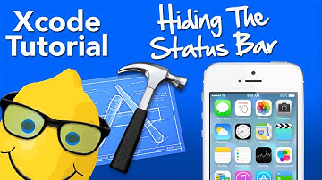 XCode Tutorial Hiding The Status Bar - Geeky Lemon Development