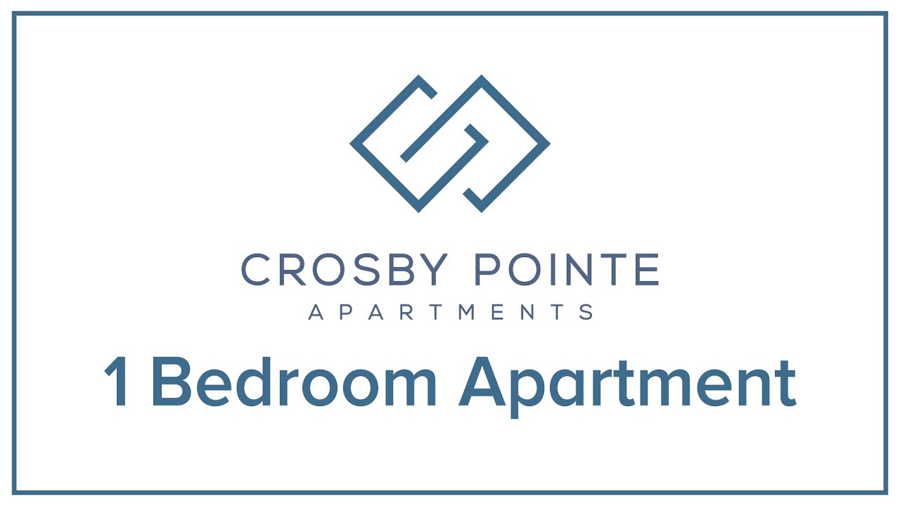 Crosby Pointe Apartments 1 Bedroom (1A) YouTube