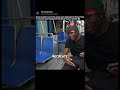Kanel Joseph reenacts Rosa Parks on a bus