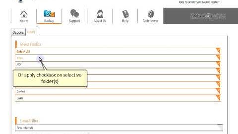 How to take Hotmail Backup!