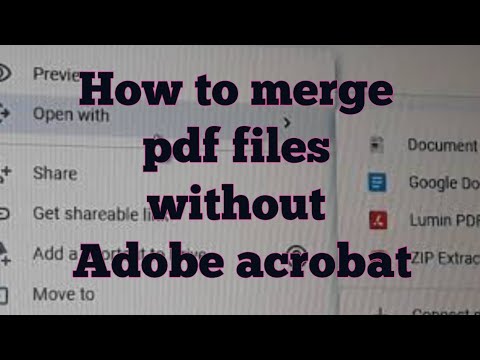 acrobat pdf merger