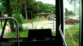 A Front And Side View Ride Of The New Flyer D60Hf M35 Bus In Manhattan And Wards Island