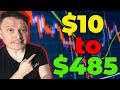 💵$10 to $485 LIVE TRADING🤑 - 💰Easy 1 Minute Binary Options Strategy📉