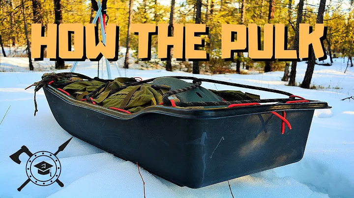 DIY PULK SLED / SKISLED / BUILT FROM HARDWARE STOR...