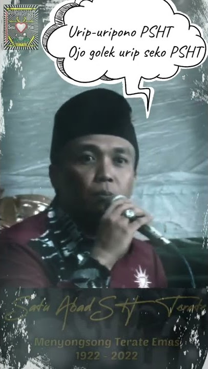 Story WA Gus Eeng Ojo golet urip seko PSHT || Menjaga Ajaran Setia Hati Terate || Satu Abad SHTerate