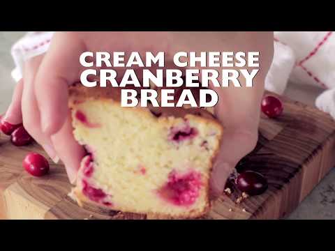 Cream Cheese Cranberry Bread!