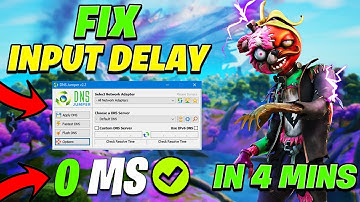 How To Reduce Input Delay Fortnite Season 8! 💜🚀 (0 Input Delay, PC Lag FIX, FPS BOOST!)