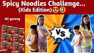 VLOG #6: SPICY NOODLES CHALLENGE (KIDS EDITION)🤣