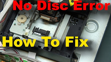 How to Fix CD or DVD Player No Disc Error - won