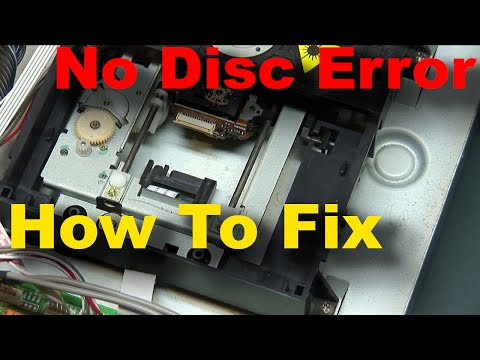 How to Fix CD or DVD Player No Disc Error - won&rsquo;t play cd