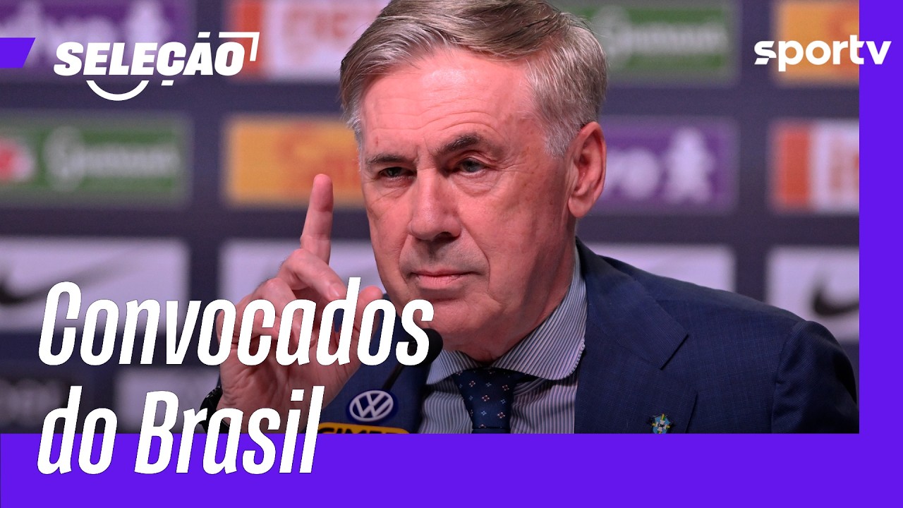 ANCELLOTI ANUNCIA LISTA DE CONVOCADOS PARA AMISTOSOS DE MARÇO | SELEÇÃO SPORTV | sportv