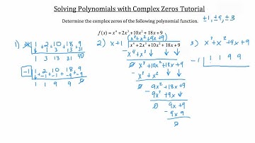 Real and Complex Polynomial Roots