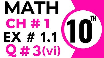 Exercise 1.1 Chapter 1 | 10th Class Math | Question 3 Part 6 | Class 10 Maths