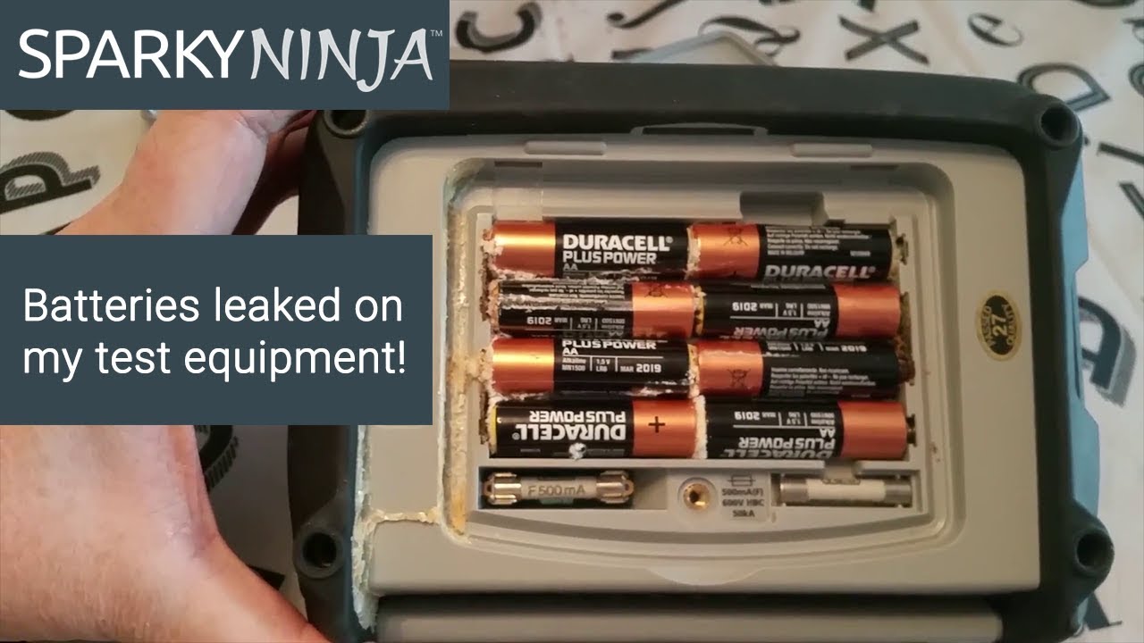 The batteries leaked in some of my testers! ☹️ YouTube