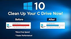 How to Clean C Drive In Windows 10  (Make Your PC Faster) 