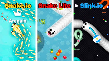 Snake.io vs Snake Lite vs Slink.io