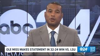 ABC24 News Update | Ole Miss makes statement in 32-24 win vs LSU