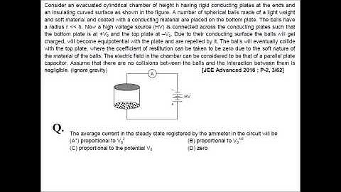 IIT JEE 2016 problem of current electricity
