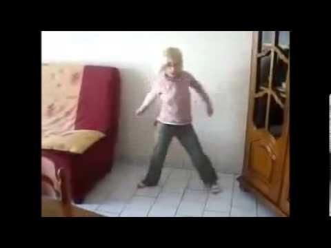 Young White Girl Dances to African Music - HQ Sound