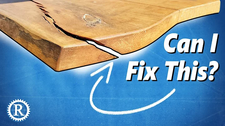Fixing a HUGE crack in a live edge slab table.