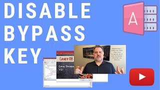 How to disable and enable the Bypass Key on your MS Access app so users cannot bypass Autoexec/Forms