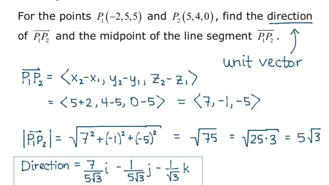 Vector Addition Formula For 3 Vectors