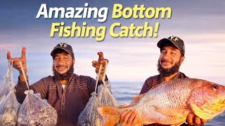 Amazing Bottom Fishing | Squid Fish, Hira Fish & Red Snapper Catch | Fishing Adventure🦑🐠👍🔔
