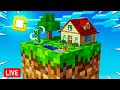 🔥 Minecraft PE One Block LIVE | Kya Main Sirf 1 Block Se End Tak Ja Paunga? 😱
