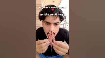 rubber neti advance | yoga satkarma |#cleanbody #yoga #yogaforhealth #yogaforweightloss #yogaasna