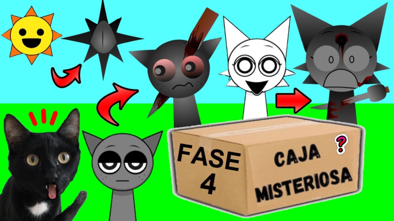⁣CAJA MISTERIOSA DE INCREDIBOX SPRUNKI FASE 4 PERO EL JUEGO ES EN LA VIDA REAL VS GATOS YOUTUBERS