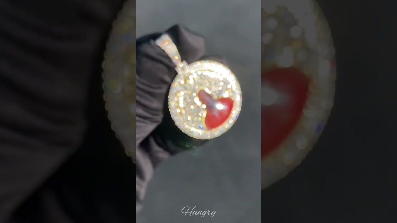 Cad Diamond memory pendant made here at Still Hungry come get you some Hungry 