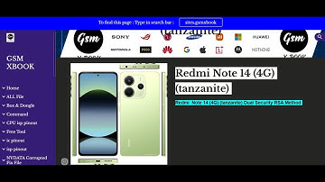 Redmi Note 14 (4G) (tanzanite) Dual Security Hardware Solution [RSA Method] #rsa #nvdata_corrupted