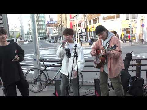 23.4.1　＃なんでもないよ（マカロニえんぴつ）　＃大輝　＃野澤ごん　＃門名優也　＃路上ライブ　＃金山　@daiki__ikiad ＠music.gon　@yuya_monna