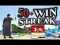 I got 50 wins in a row with marth on elite smash