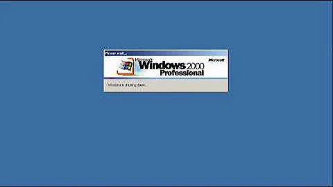 Another Windows 2000 Startup and Shutdown Sound
