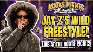 Jay Z "The JIG is UP" Freestyle at THE ROOTS PICNIC Changes the CONVERSATION ABOUT HIP HOP