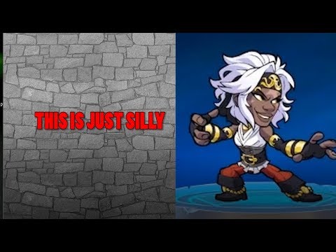 pretty much my reaction to Sidra... (Brawlhalla)