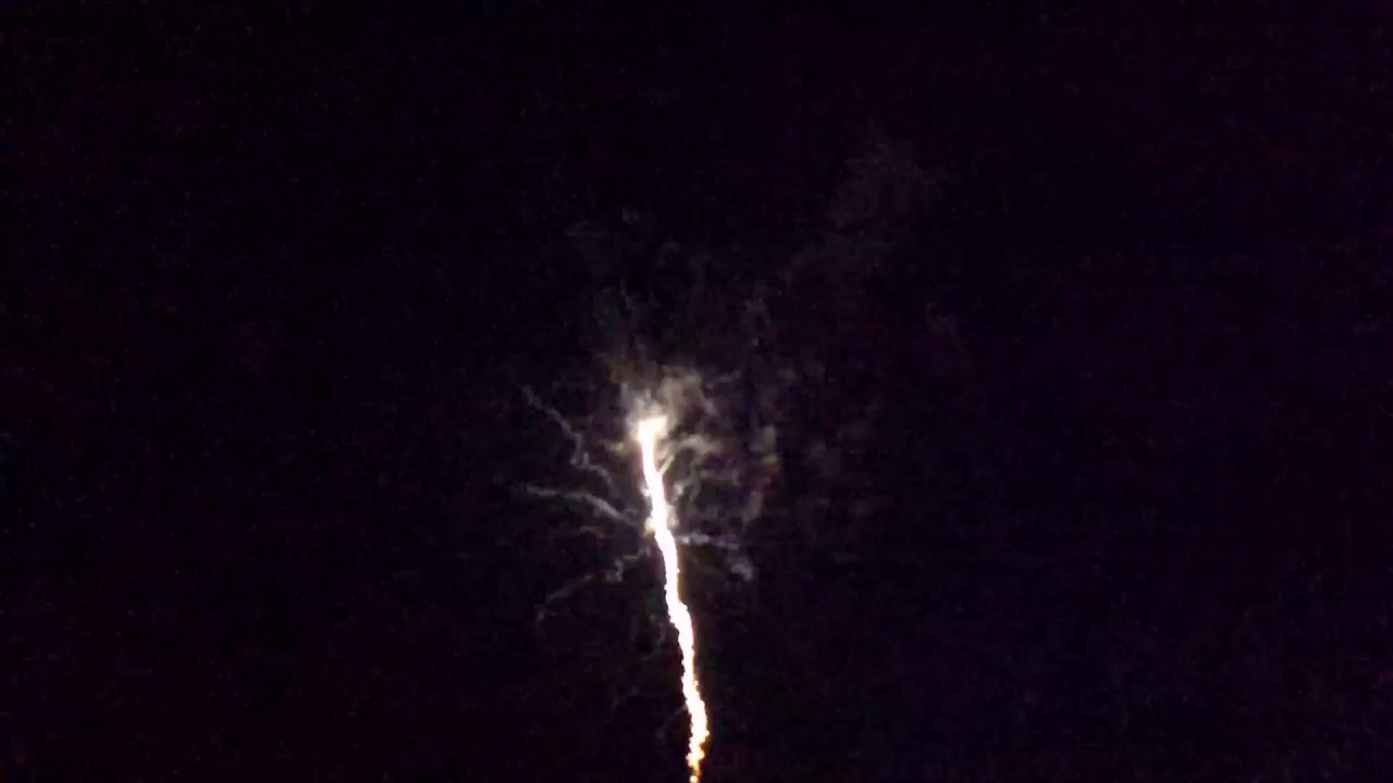A few fireworks bursts at Peacham, VT YouTube