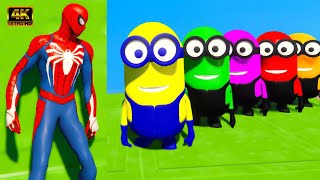 Gta 5 Epic Ragdolls | Spider-Man Vs Minions | Jumps/fails (Euphoria Physics) #13