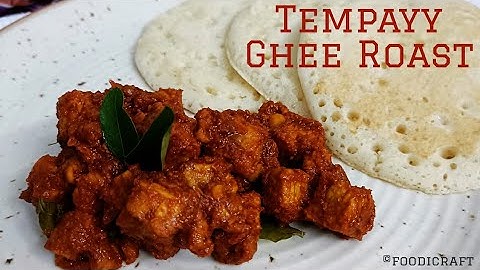 Veg High Protein Tempayy Ghee Roast | Healthy Dinner Recipe | Hello Tempayy | FoodiCraft