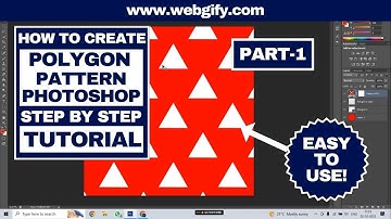 How to create polygon pattern photoshop step-by-step tutorial part-2 #webgify work from home jobs