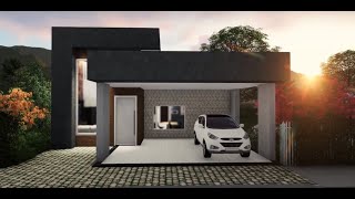 Casa De 141 m2 em Terreno 10x20 - Passeio Virtual + Planta Humanizada