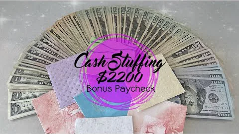 $2200 CASH ENVELOPE STUFFING | Sinking Funds & Savings Challenge | Bonus Paycheck | March 2022 #2