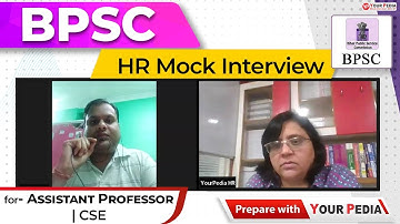BPSC(AP) HR Mock Interview | Important HR Questions for BPSC | Prepare interviews with YourPedia