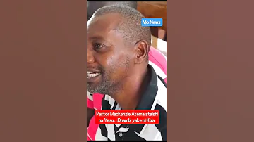 Pastor Mackenzie Opens Why He Starved His Followers To Death 