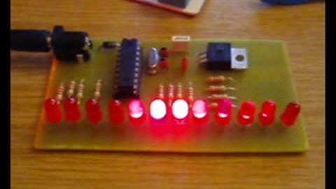 12 LED Knight Rider chase