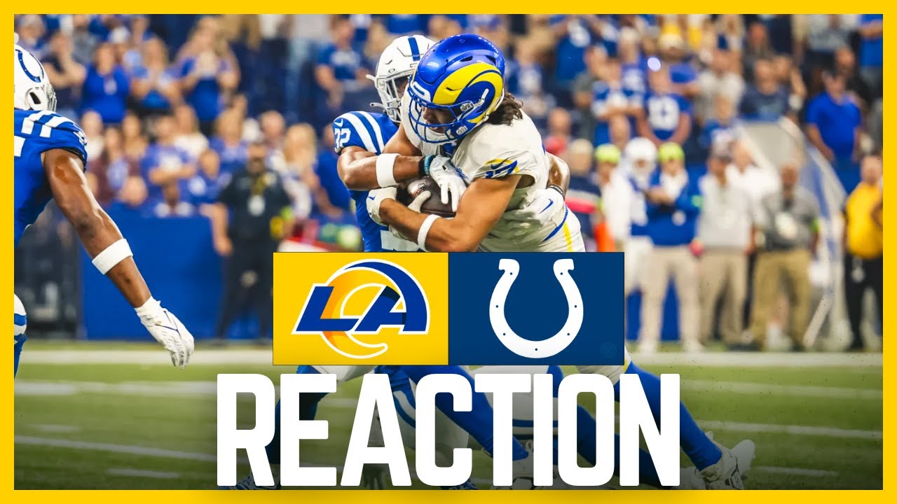 Rams vs. Colts PostGame JE LIVE YouTube