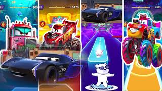 Lightning McQueen the Coffin Dance Beat 🎶🚗 | Tiles Hop Meme Mode! #7