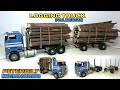 MEMBUAT MINIATUR TRUK KAYU LOGGING PETERBILT FULL MUATAN