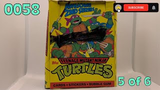 [0058] TEENAGE MUTANT NINJA TURTLES Cartoon Trading Cards Series 2 [5 of 6] [#ninjaturtlescards]